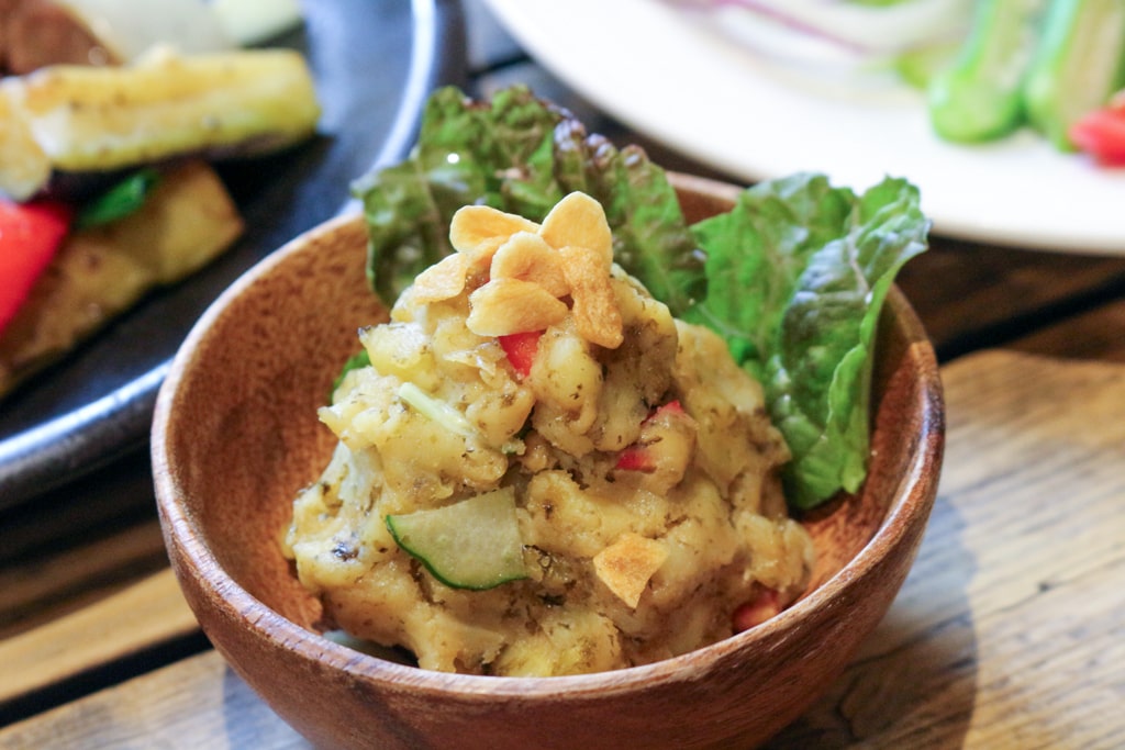 丹後のじゃがいもと佃煮「のりちゃん」で作ったポテトサラダ