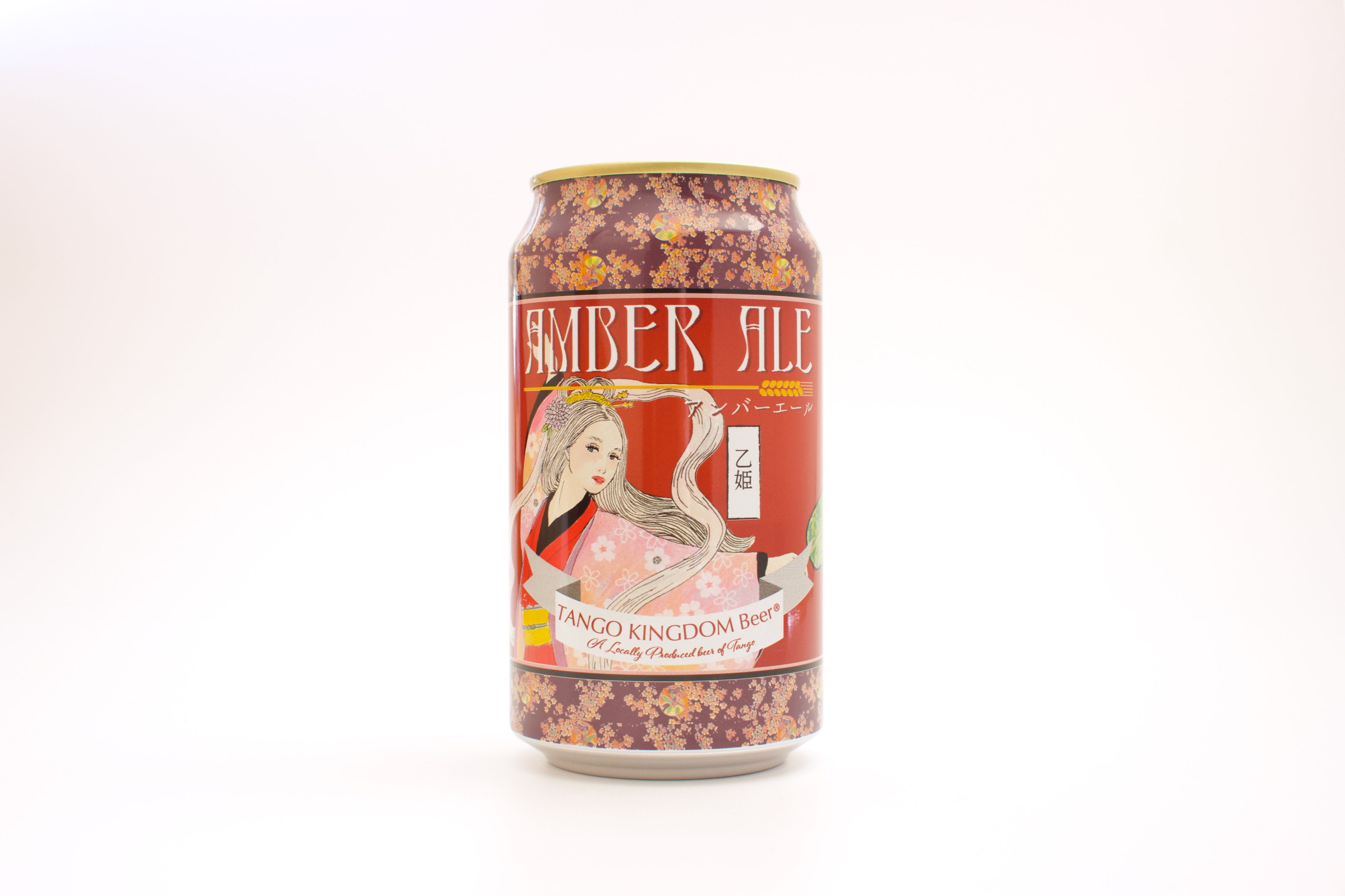 アンバーエール AMBER ALE 缶ビール ラベルの姫：乙姫