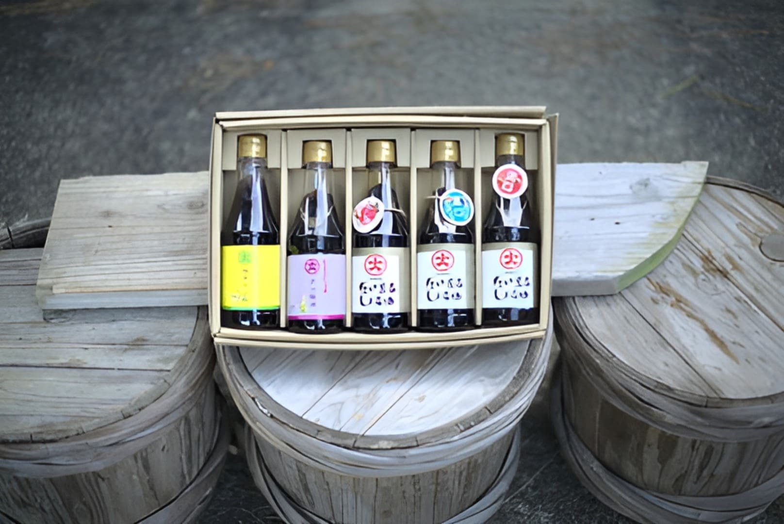だいまるしょうゆ　オススメ５本セット　化粧箱入り