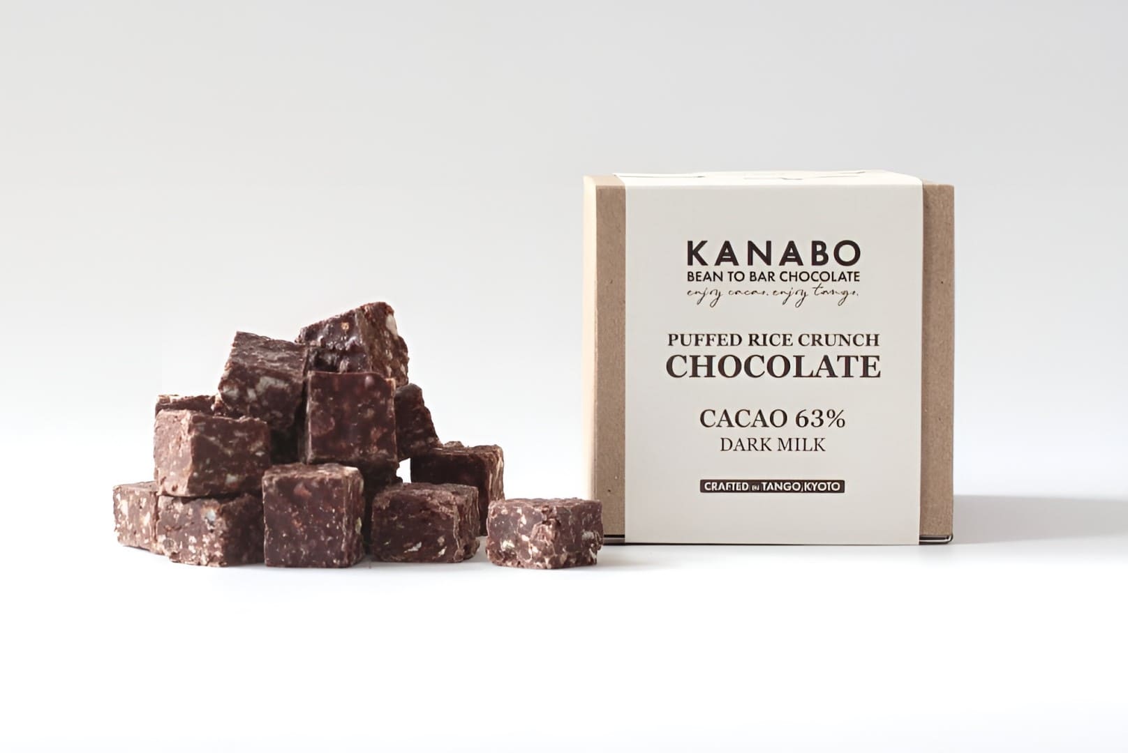 PUFFED RICE CRUNCH CHOCOLATE プレーン KANABO