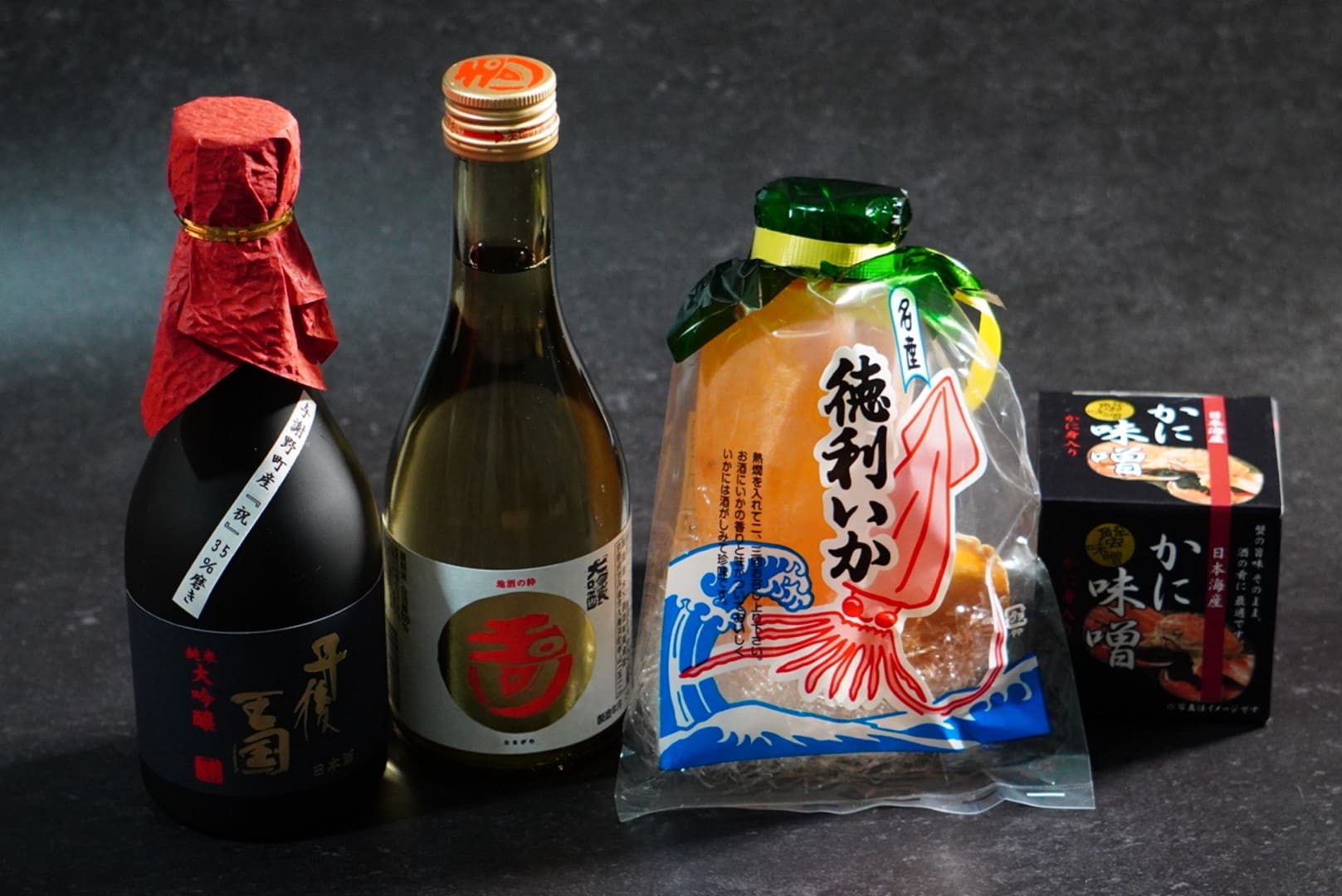 【父の日限定ギフト】丹後の地酒と蟹みそ＆徳利いかのおつまみセット