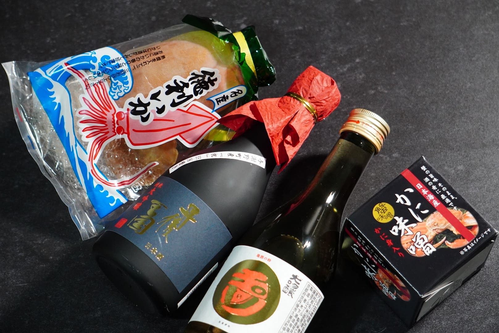 【父の日限定ギフト】丹後の地酒と蟹みそ＆徳利いかのおつまみセット