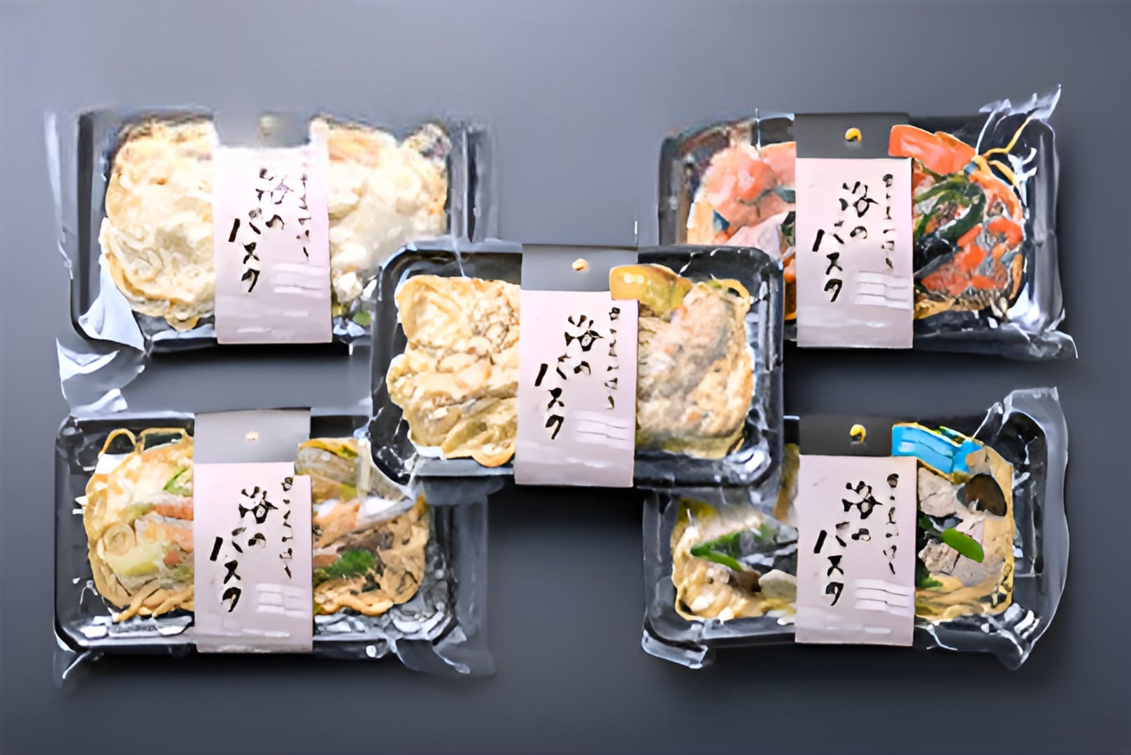 麺のこだわり カニ屋が作る 海のパスタシリーズ