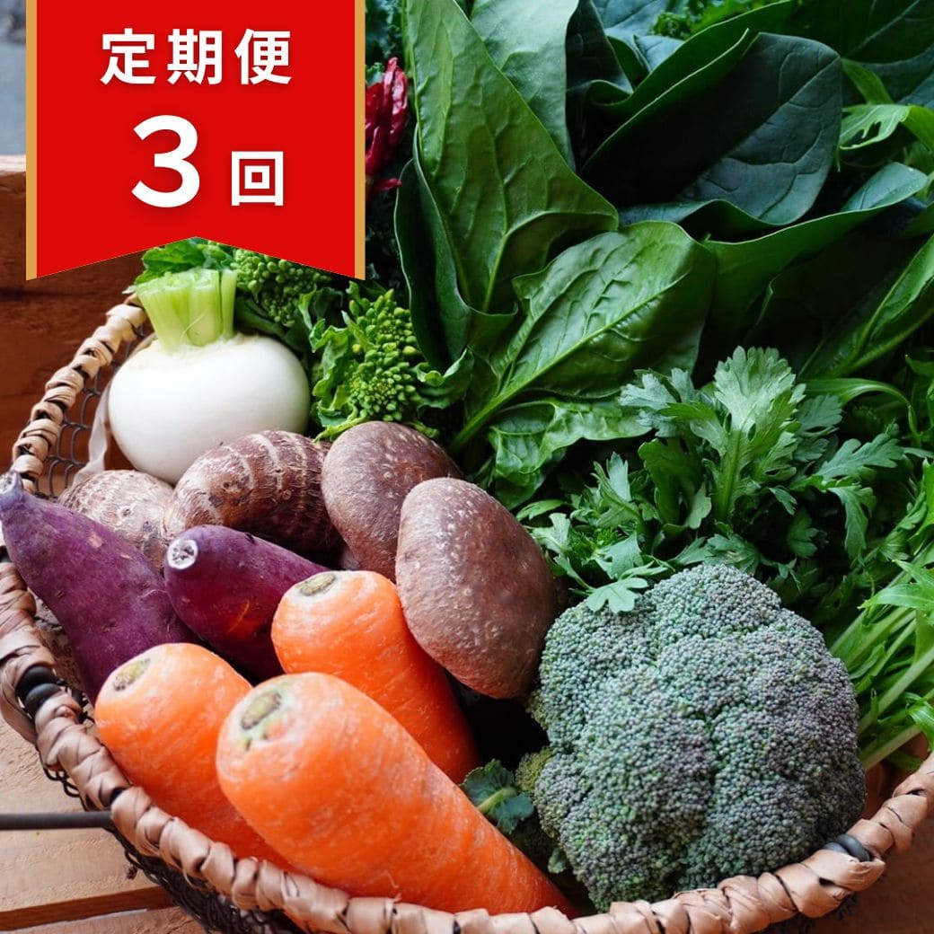野菜の定期便　お届け回数3回
